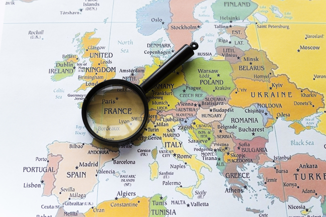Carte Europe Tourisme de proximité